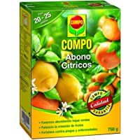 Los mejores  - Compo 750 g Abono para cítricos- Efecto de Larga duración de 4 semanas- Negro